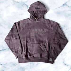Essentials hoodie plum size Extra Small